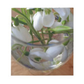 Schneefallglas Notizblock (Vorderseite)