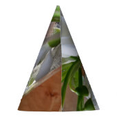 Schneefallglas Partyhütchen (Rückseite)