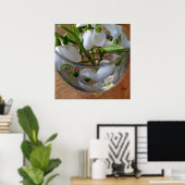 Schneefallglas Poster (Heimbüro)