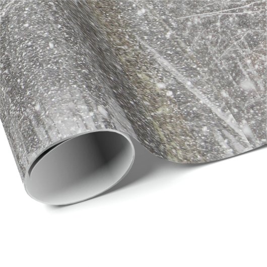 Schneefallpapier Geschenkpapier (Rolleneckpunkt)