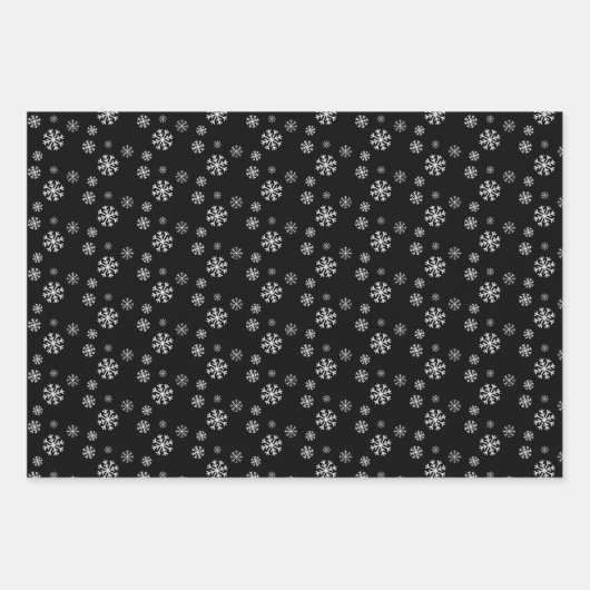 Schneefallpapier Geschenkpapier Set (Vorderseite 2)