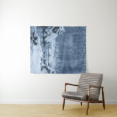 Schneefallsee Fusine, Italien Wandteppich (Beispiel (Horizontal))