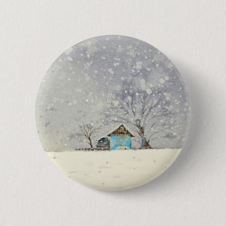Schneefarbene Landschaft Button