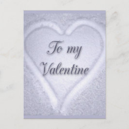 Schneefeld Postkarte