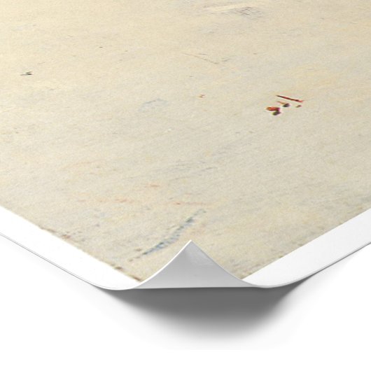 Schneefelder, 1909 Rockwell Kent Poster (Ecke)