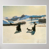 Schneefelder, 1909 Rockwell Kent Poster (Vorne)