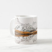 SCHNEEFELSBERG WÄHREND DER SCHNEE KAFFEETASSE (Vorderseite Links)