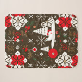 Schneefest-Muster Sherpadecke (Vorderseite (Horizontal))
