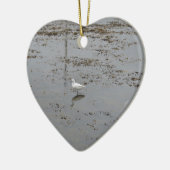 Schneefett Keramikornament (Links)
