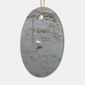 Schneefett Keramikornament (Links)