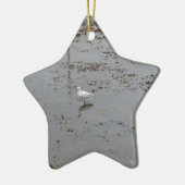 Schneefett Keramikornament (Links)