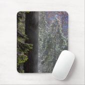 Schneefeuer im Wald Mousepad (Mit Mouse)