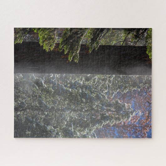 Schneefeuer im Wald Puzzle (Horizontal)