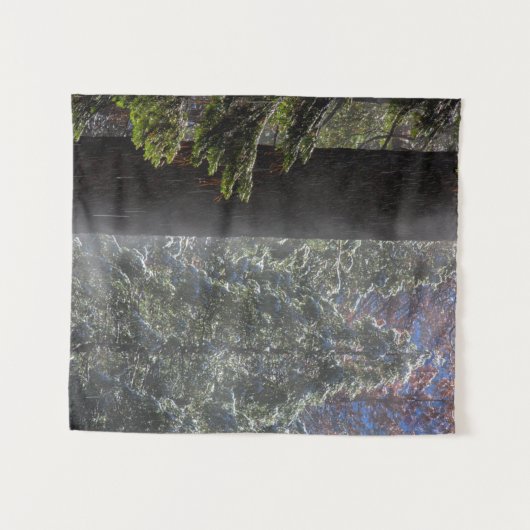 Schneefeuer im Wald Wandteppich (Vorderseite (Horizontal))