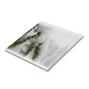 Schneefichten Fliese