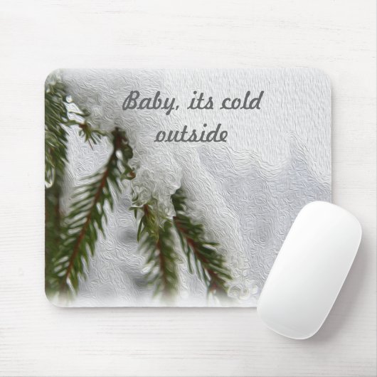 Schneefichten Mousepad (Mit Mouse)