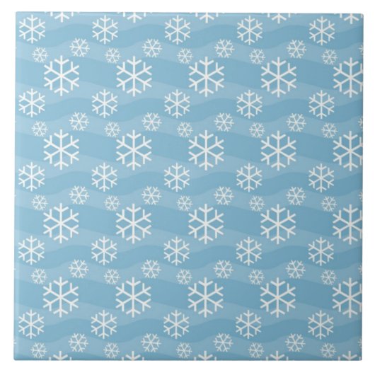 Schneefliesen Fliese (Vorderseite)