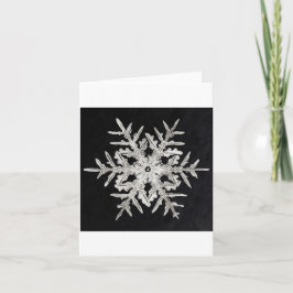 Schneeflocke 1 feiertagskarte