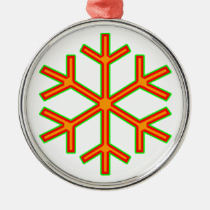 Schneeflocke #1 ornament aus metall