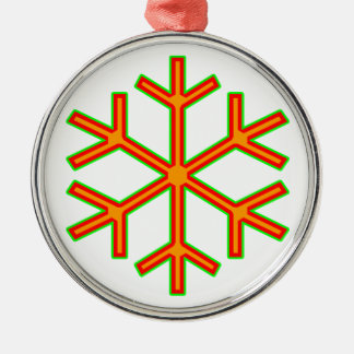 Schneeflocke #1 ornament aus metall