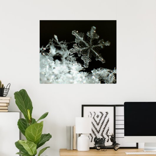 Schneeflocke 2009 Blizzard Poster (Heimbüro)