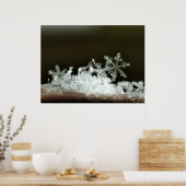 Schneeflocke 2009 Blizzard Poster (Küche)