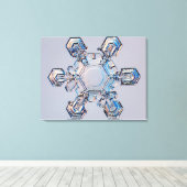 Schneeflocke 2 leinwanddruck (Insitu (Holzboden))