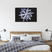 Schneeflocke 5 leinwanddruck (Insitu (Schlafzimmer))