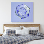 Schneeflocke 7 leinwanddruck (Insitu (Schlafzimmer))