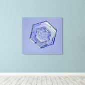 Schneeflocke 7 leinwanddruck (Insitu (Holzboden))