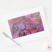 Schneeflocke Abstrakt Rechteckiger Aufkleber (Umschlag)