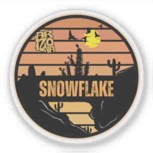 Schneeflocke, Arizona Aufkleber