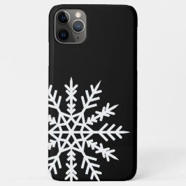 Schneeflocke auf schwarzen iPhone-Fall Case-Mate iPhone Hülle