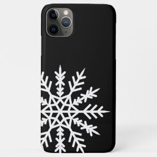 Schneeflocke auf schwarzen iPhone-Fall Case-Mate iPhone Hülle