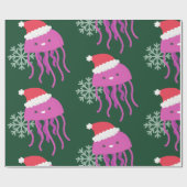 Schneeflocke auf Weihnachten Geschenkpapier (Flach)