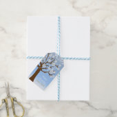 Schneeflocke Baum Winter Wonderland Schneebecher T Geschenkanhänger (Mit Garn)