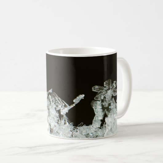 Schneeflocke-Blizzard 2009 Kaffeetasse (VorderseiteRechts)