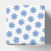 Schneeflocke - Blumenmuster - Schneeflocke Geschenkschachtel (Oben)