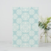 Schneeflocke Briefpapier (Stehend Vorderseite)