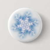 Schneeflocke Button (Vorderseite)