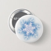 Schneeflocke Button (Vorne & Hinten)