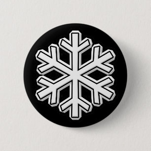 Schneeflocke Button