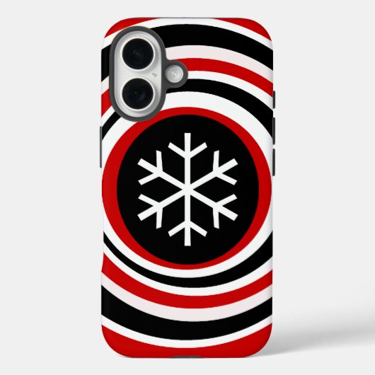 Schneeflocke Case-Mate iPhone Hülle (Rückseite)