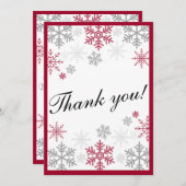 Schneeflocke danke (Vorne/Hinten)