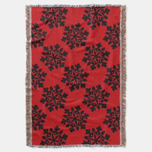 Schneeflocke Decke (Vorderseite Vertikal)