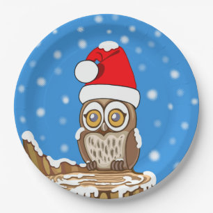 Schneeflocke die Schüssel zu Weihnachten Pappteller