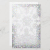 Schneeflocke-Eindruck Briefpapier (Vorne/Hinten)