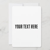 Schneeflocke Einladung (Rückseite)