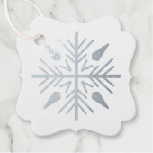 Schneeflocke erstellen geschenkanhänger (Vorderseite)