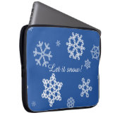 Schneeflocke-fallende Laptop-Hülse Laptopschutzhülle (Vorne Rechts)